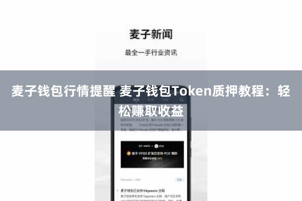 麦子钱包行情提醒 麦子钱包Token质押教程：轻松赚取收益