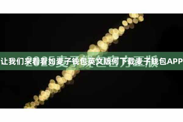 让我们来看看如麦子钱包英文版何下载麦子钱包APP