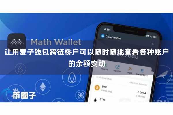 让用麦子钱包跨链桥户可以随时随地查看各种账户的余额变动