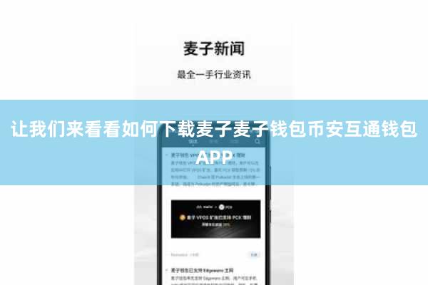 让我们来看看如何下载麦子麦子钱包币安互通钱包APP