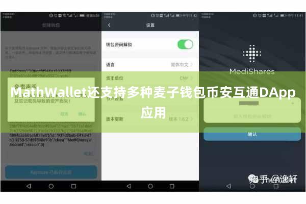 MathWallet还支持多种麦子钱包币安互通DApp应用